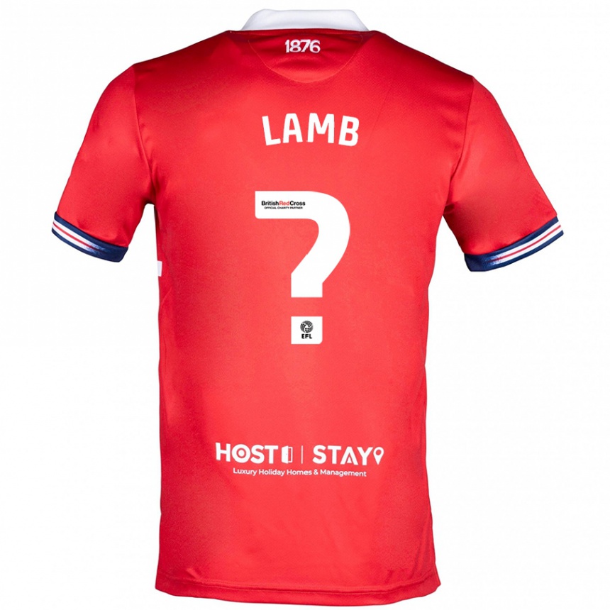 Enfant Football Maillot Oliver Lamb #0 Rouge Tenues Domicile 2023/24 Canada