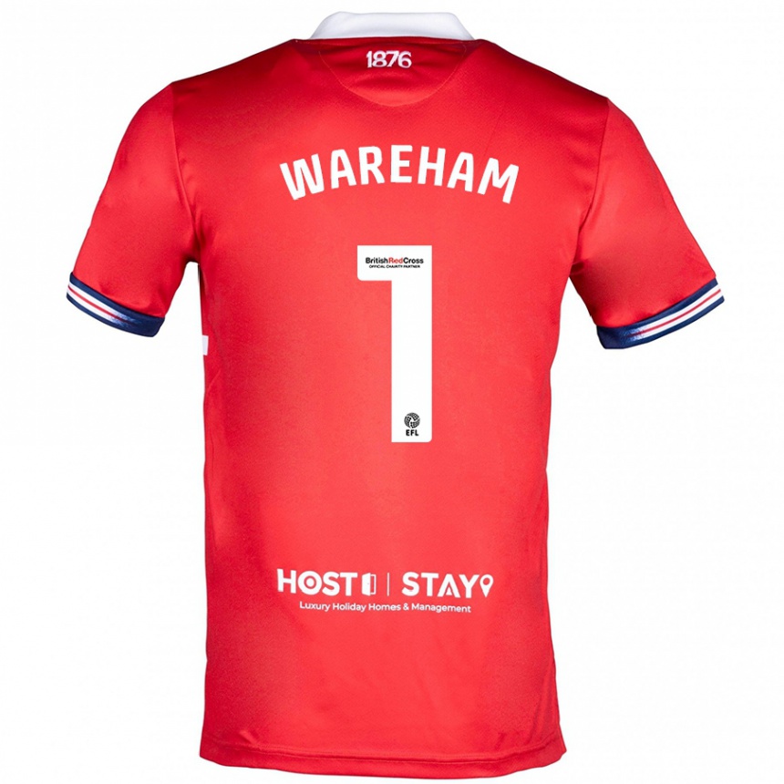 Enfant Football Maillot Laura Wareham #1 Rouge Tenues Domicile 2023/24 Canada