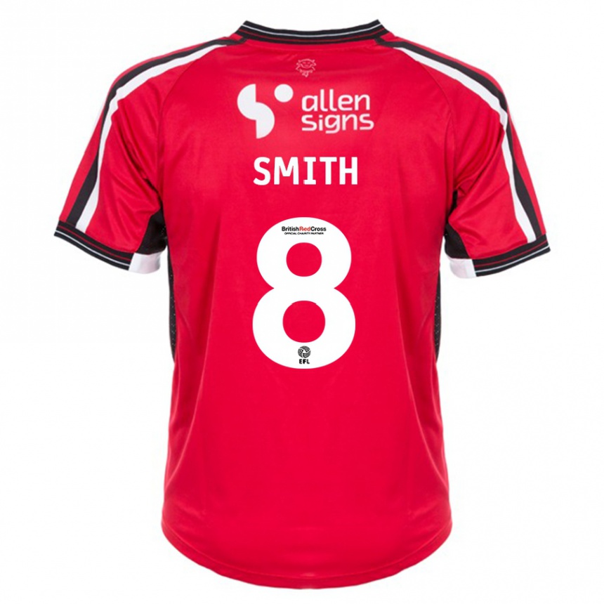 Enfant Football Maillot Alistair Smith #8 Rouge Tenues Domicile 2023/24 Canada