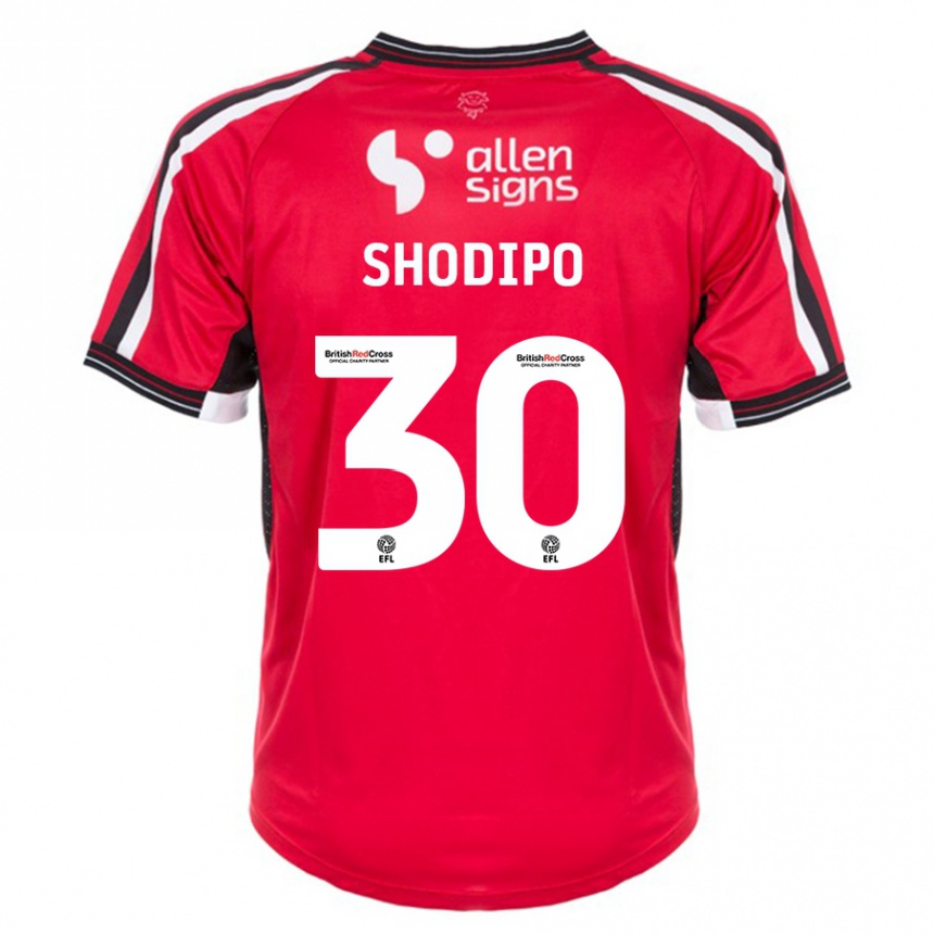 Enfant Football Maillot Olamide Shodipo #30 Rouge Tenues Domicile 2023/24 Canada