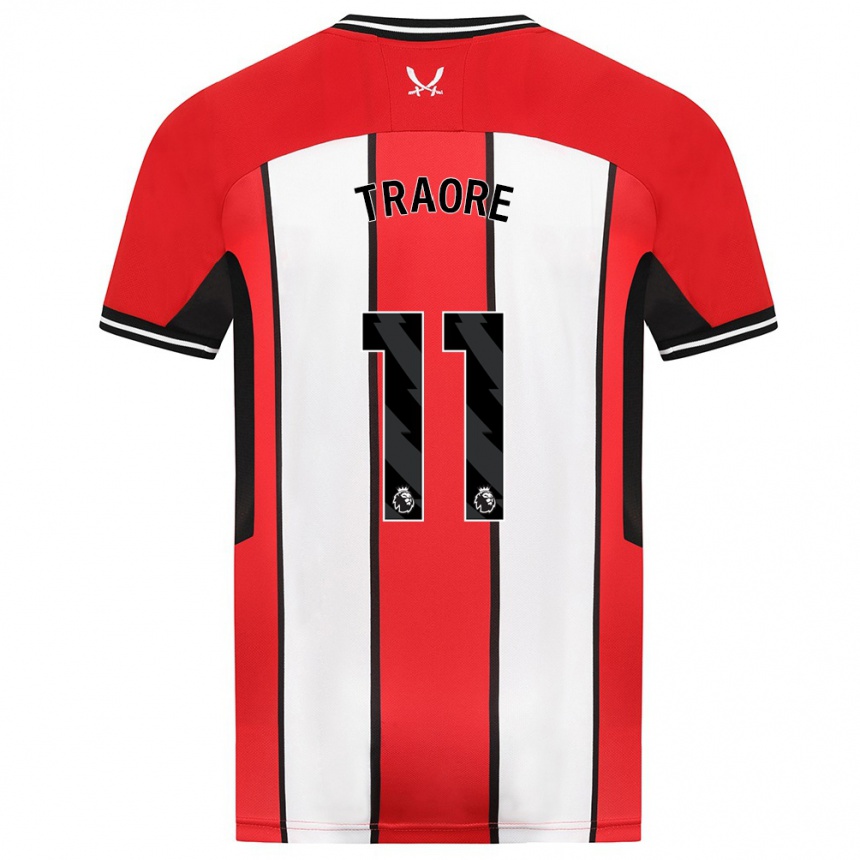 Enfant Football Maillot Bénie Traoré #11 Rouge Tenues Domicile 2023/24 Canada