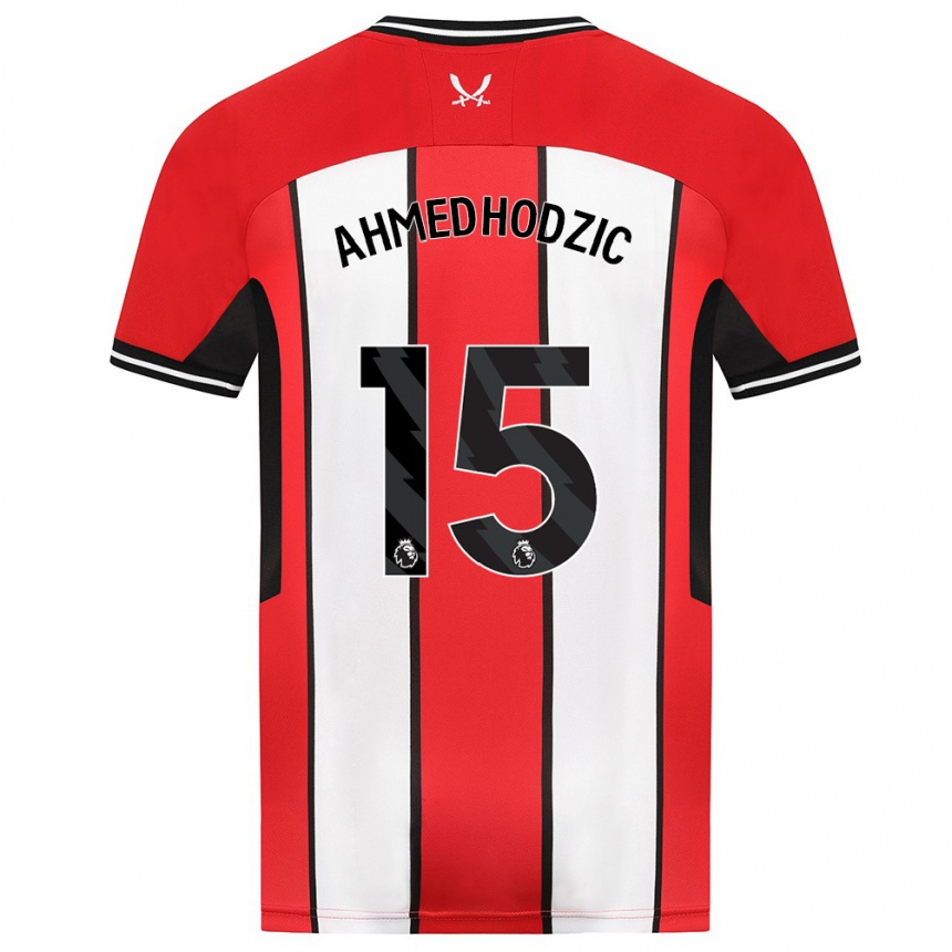 Kids Football Anel Ahmedhodzic #15 Red Home Jersey 2023/24 T-Shirt Canada