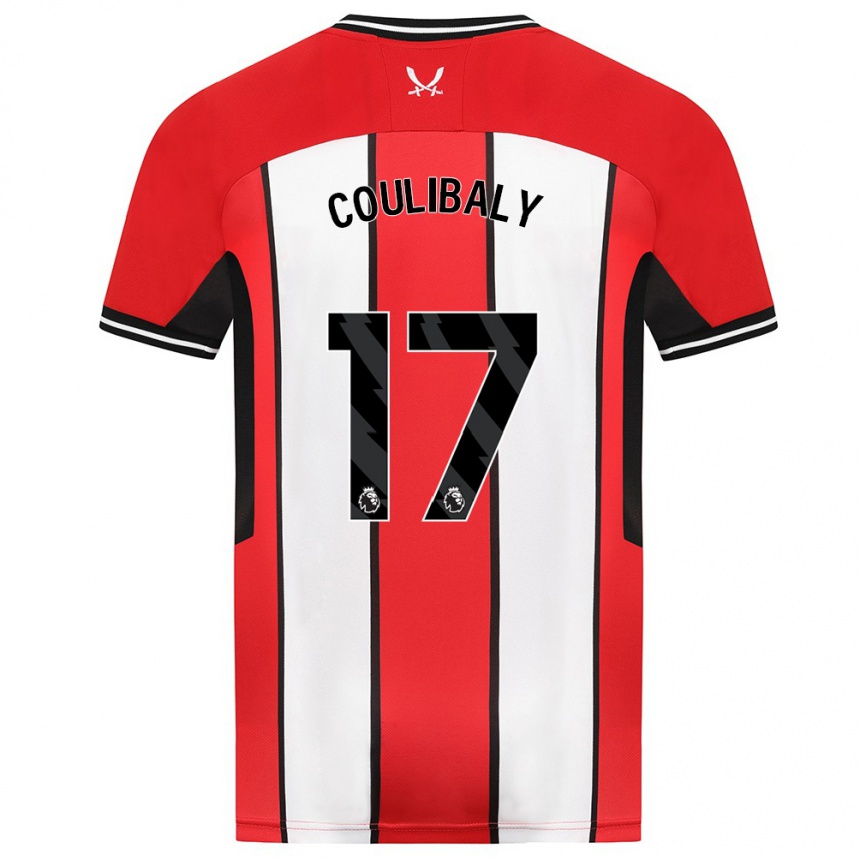 Kids Football Ismaila Coulibaly #17 Red Home Jersey 2023/24 T-Shirt Canada