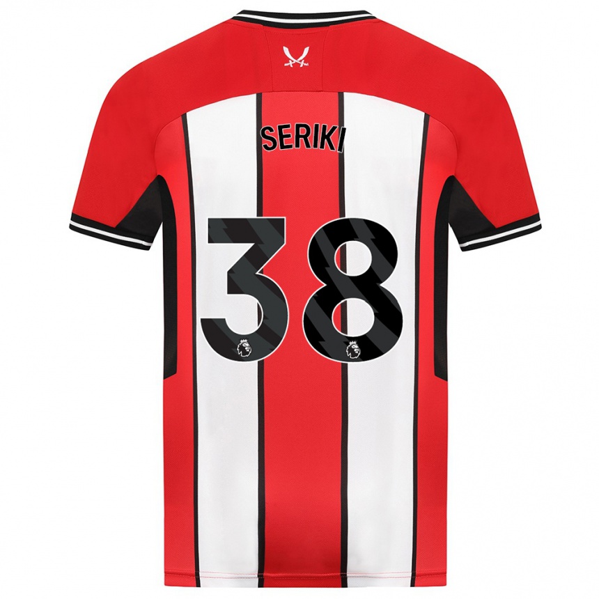 Kids Football Femi Seriki #38 Red Home Jersey 2023/24 T-Shirt Canada