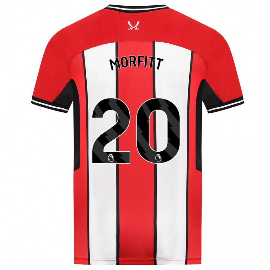 Kids Football Izzy Morfitt #20 Red Home Jersey 2023/24 T-Shirt Canada