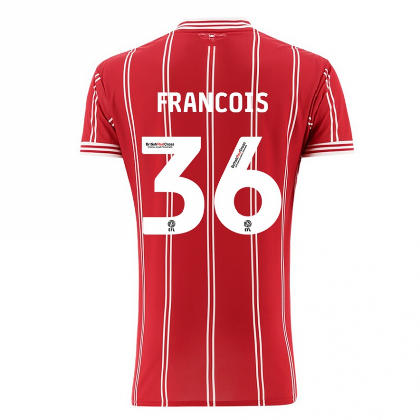 Enfant Football Maillot Marlee Francois #36 Rouge Tenues Domicile 2023/24 Canada