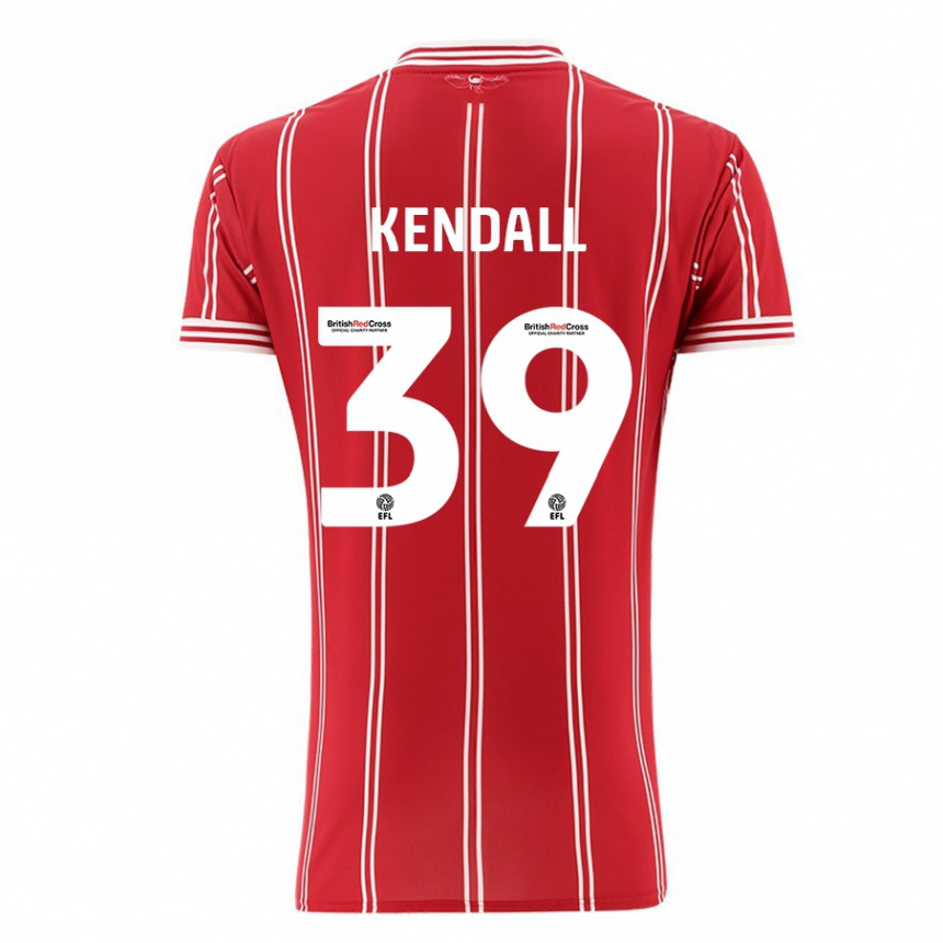 Kids Football Maya Kendall #39 Red Home Jersey 2023/24 T-Shirt Canada