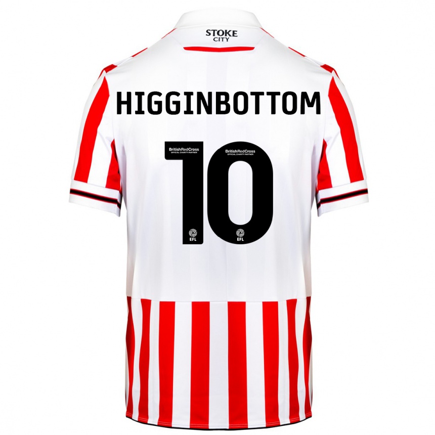 Kids Football Alice Higginbottom #10 Red White Home Jersey 2023/24 T-Shirt Canada