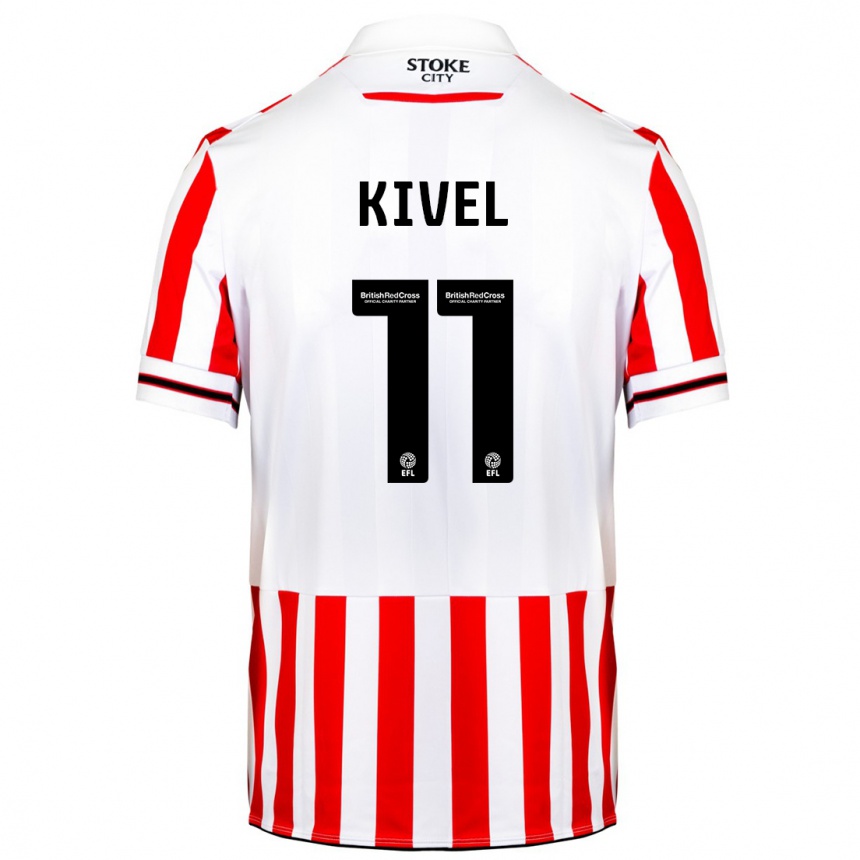 Enfant Football Maillot Roisin Kivel #11 Rouge Blanc Tenues Domicile 2023/24 Canada