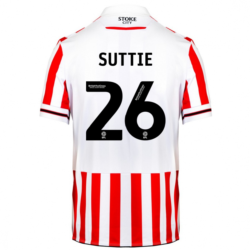 Enfant Football Maillot Arabella Suttie #26 Rouge Blanc Tenues Domicile 2023/24 Canada