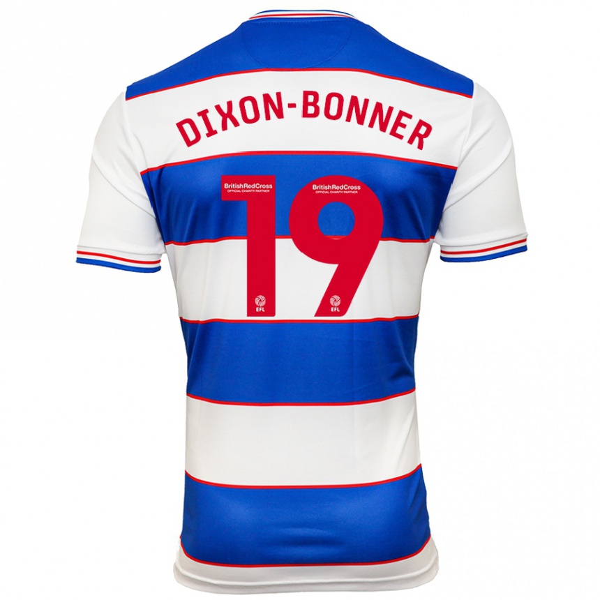 Enfant Football Maillot Elijah Dixon-Bonner #19 Blanc Bleu Tenues Domicile 2023/24 Canada