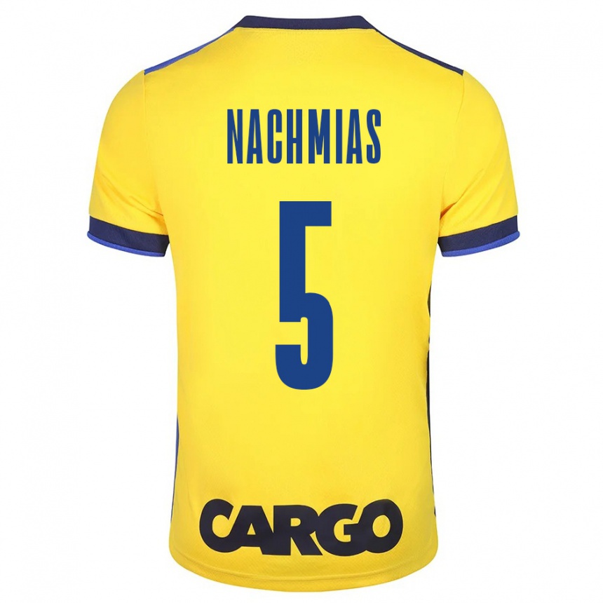 Enfant Football Maillot Idan Nachmias #5 Jaune Tenues Domicile 2023/24 Canada