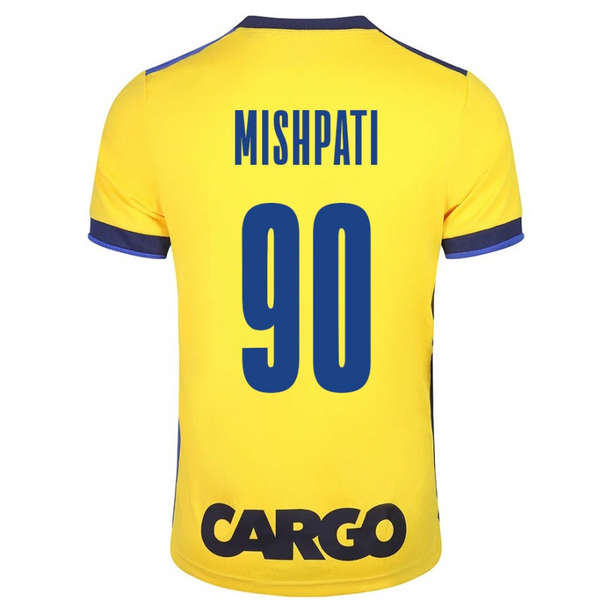 Enfant Football Maillot Roi Mishpati #90 Jaune Tenues Domicile 2023/24 Canada