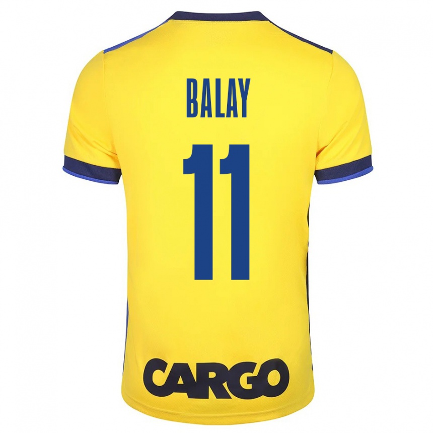 Kids Football Yehuda Balay #11 Yellow Home Jersey 2023/24 T-Shirt Canada