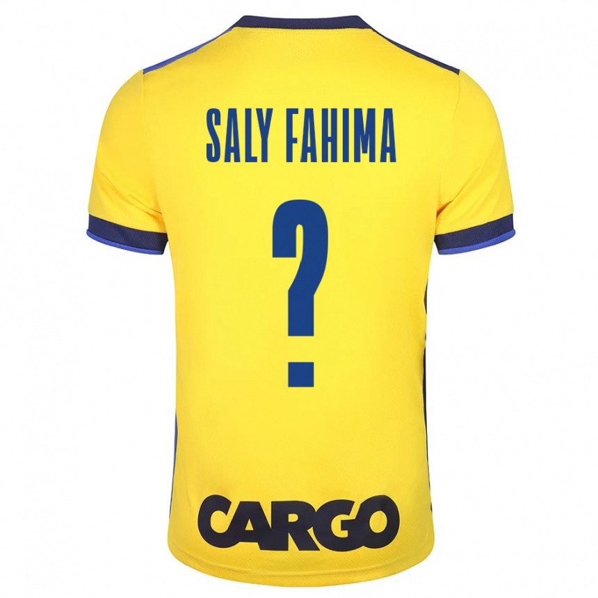 Kids Football Israel Saly Fahima #0 Yellow Home Jersey 2023/24 T-Shirt Canada