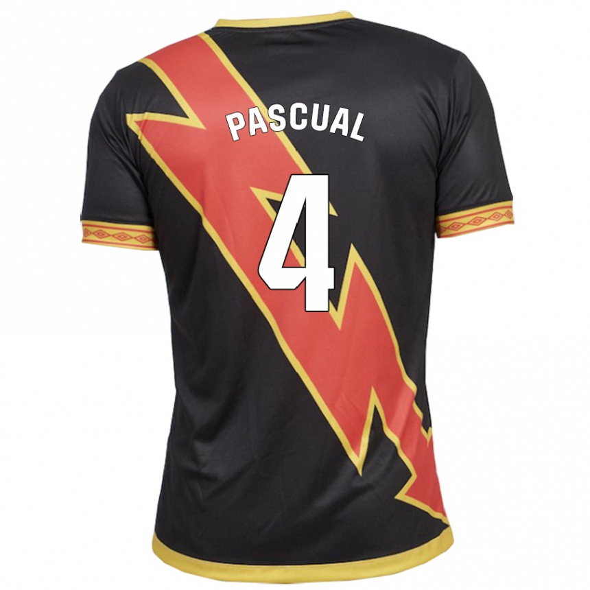 Enfant Football Maillot Martín Pascual #4 Noir Tenues Extérieur 2023/24 Canada