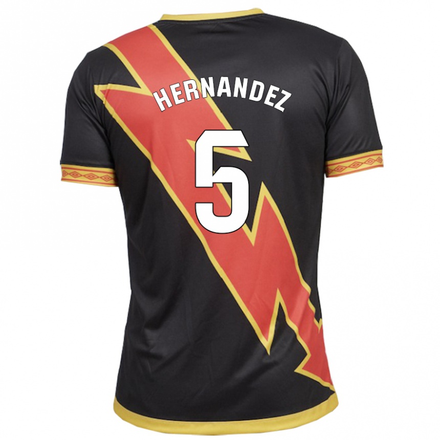 Enfant Football Maillot Aridane Hernández #5 Noir Tenues Extérieur 2023/24 Canada