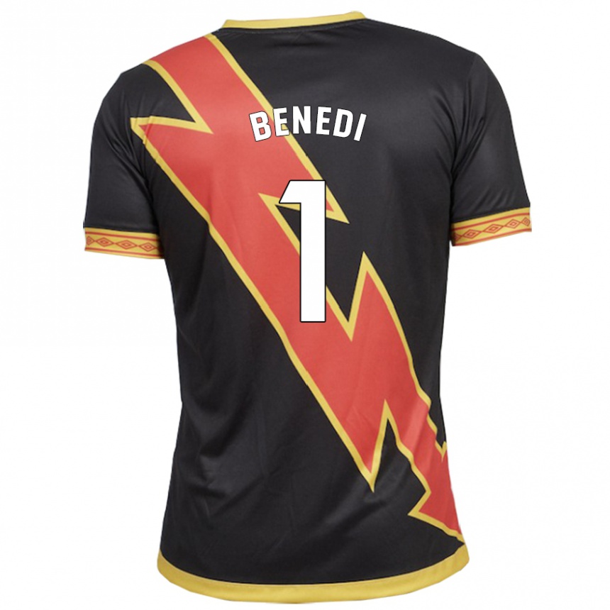 Kids Football Miguel Benedi #1 Black Away Jersey 2023/24 T-Shirt Canada