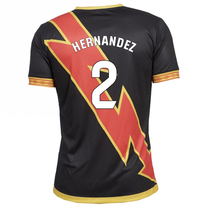 Enfant Football Maillot Marco Hernández #2 Noir Tenues Extérieur 2023/24 Canada