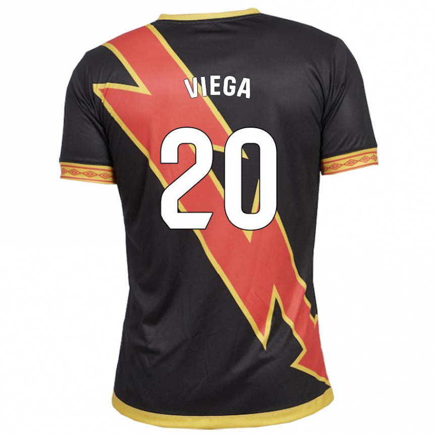 Enfant Football Maillot David Viega #20 Noir Tenues Extérieur 2023/24 Canada