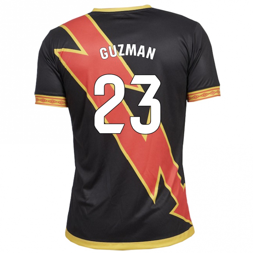 Kids Football Miguel Guzmán #23 Black Away Jersey 2023/24 T-Shirt Canada