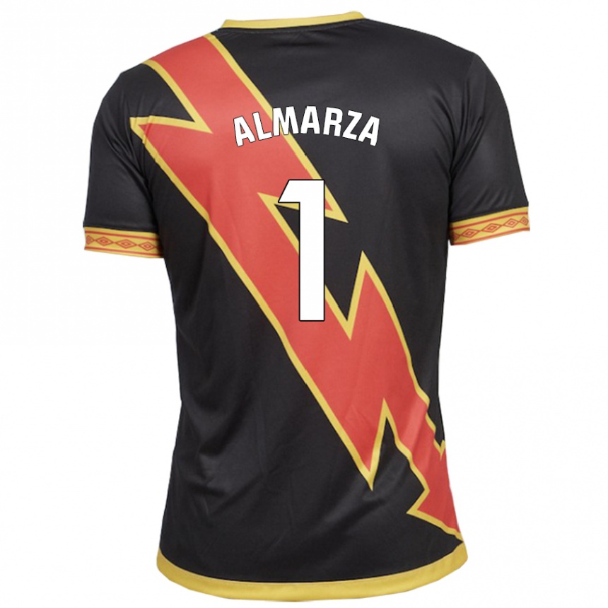 Kids Football Ana Almarza Garrido #1 Black Away Jersey 2023/24 T-Shirt Canada