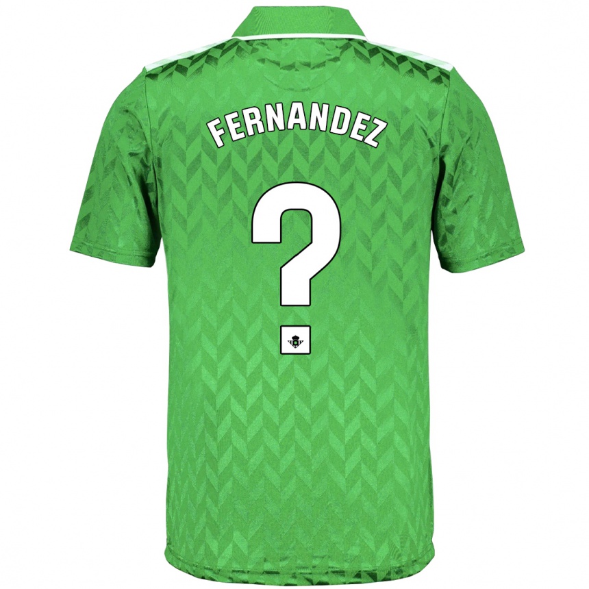 Enfant Football Maillot Marcos Fernández #0 Vert Tenues Extérieur 2023/24 Canada