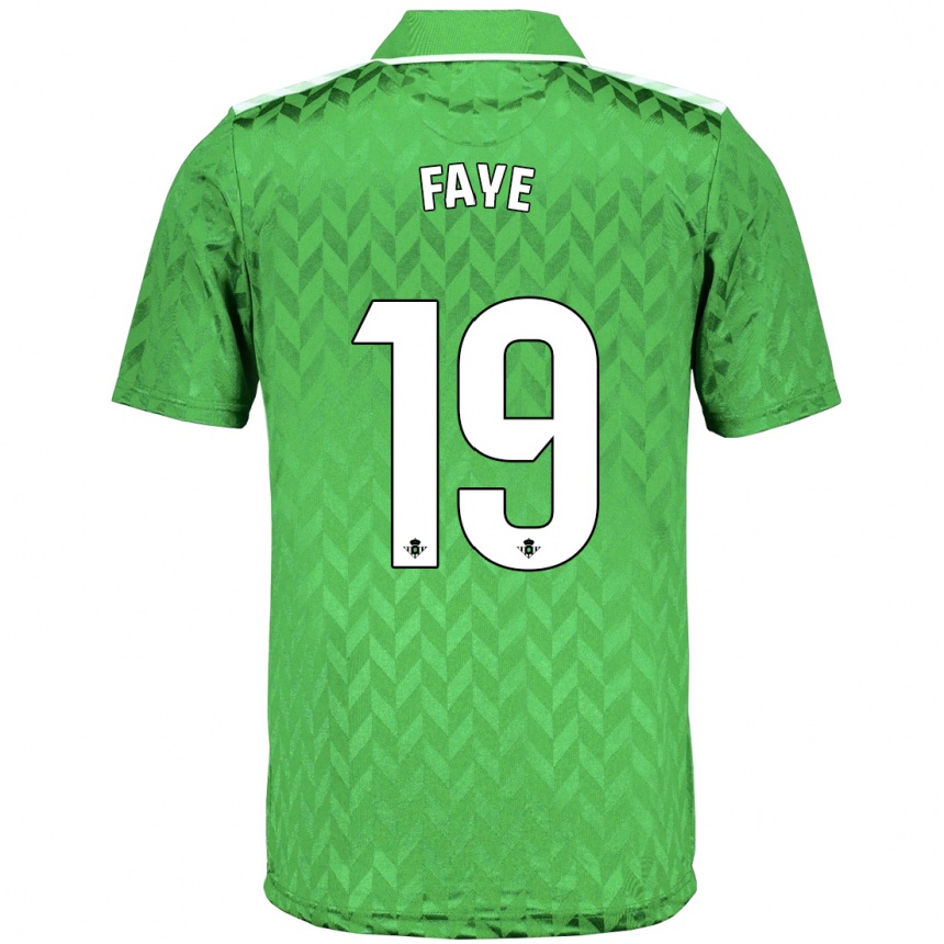 Enfant Football Maillot Souleymane Faye #19 Vert Tenues Extérieur 2023/24 Canada