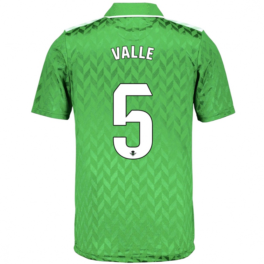 Enfant Football Maillot María Valle López #5 Vert Tenues Extérieur 2023/24 Canada