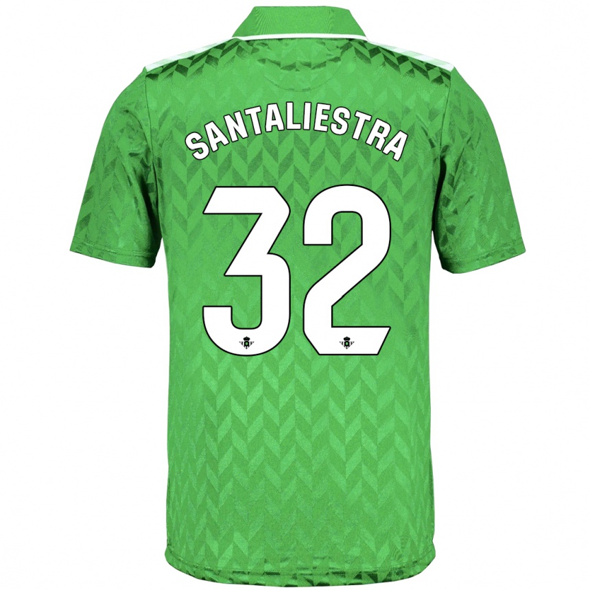 Enfant Football Maillot Carla Santaliestra #32 Vert Tenues Extérieur 2023/24 Canada