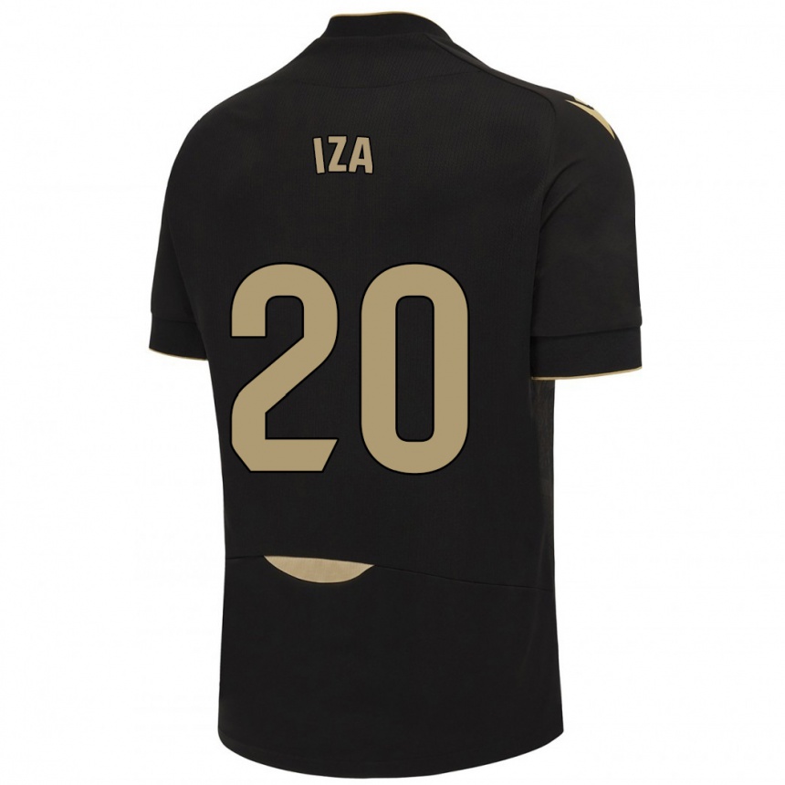 Kids Football Iza Carcelén #20 Black Away Jersey 2023/24 T-Shirt Canada