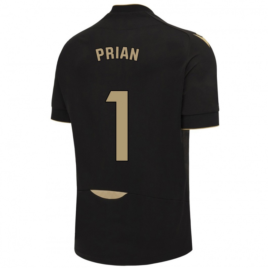 Kids Football Ana María Prián Pereira #1 Black Away Jersey 2023/24 T-Shirt Canada