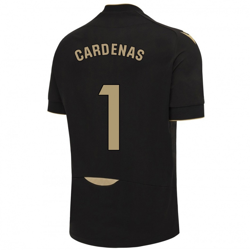 Kids Football Raquel Cárdenas #1 Black Away Jersey 2023/24 T-Shirt Canada