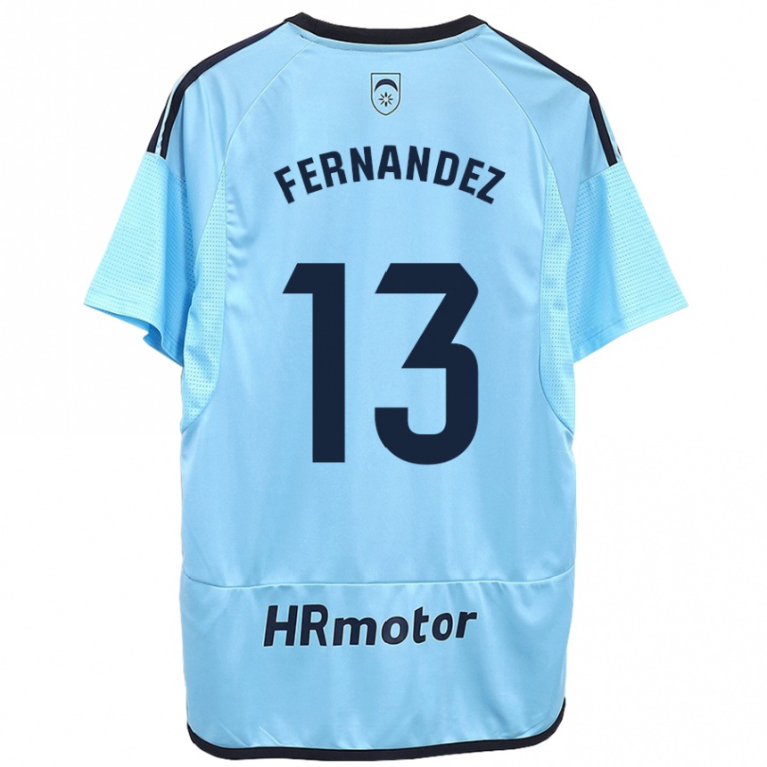 Enfant Football Maillot Aitor Fernández #13 Bleu Tenues Extérieur 2023/24 Canada