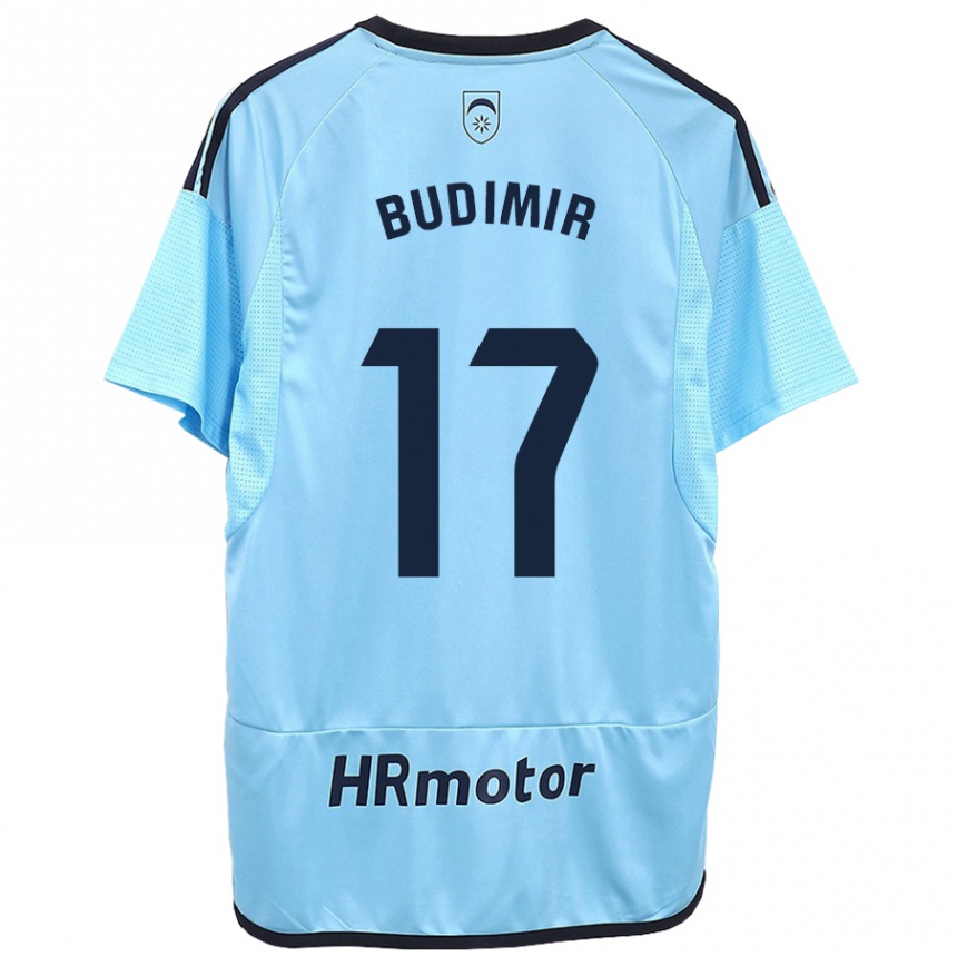 Kids Football Ante Budimir #17 Blue Away Jersey 2023/24 T-Shirt Canada