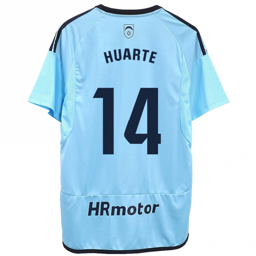 Enfant Football Maillot Xabi Huarte #14 Bleu Tenues Extérieur 2023/24 Canada