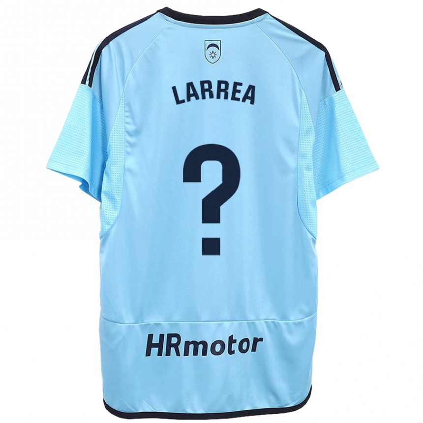 Enfant Football Maillot Unai Larrea #0 Bleu Tenues Extérieur 2023/24 Canada