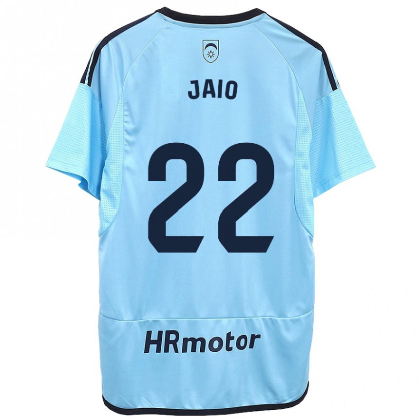 Kids Football Jaione Larraiotz Senosiain #22 Blue Away Jersey 2023/24 T-Shirt Canada