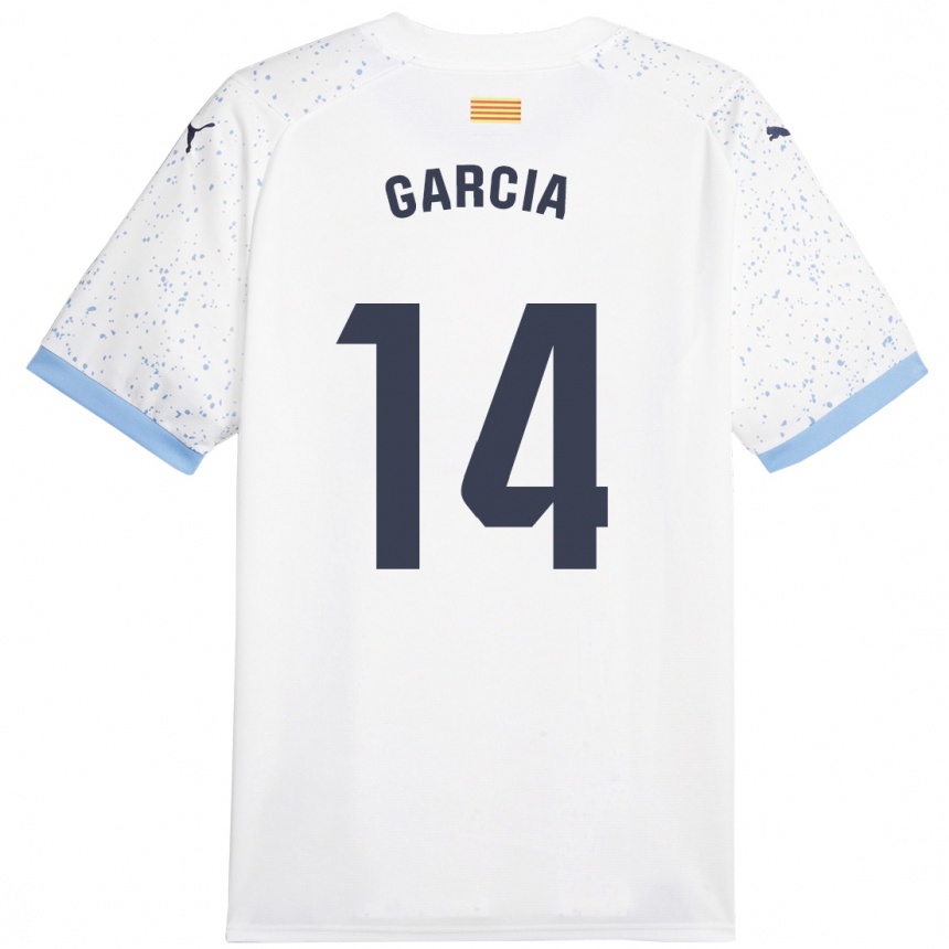 Kids Football Aleix García #14 White Away Jersey 2023/24 T-Shirt Canada