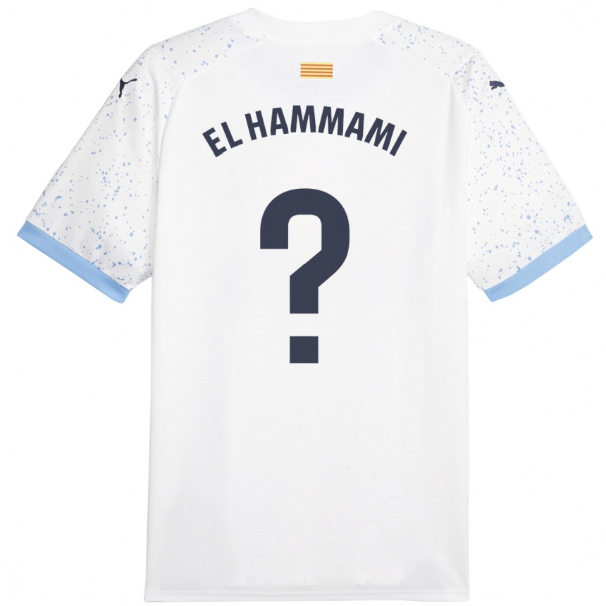 Kids Football Ayoub El Hammami #0 White Away Jersey 2023/24 T-Shirt Canada