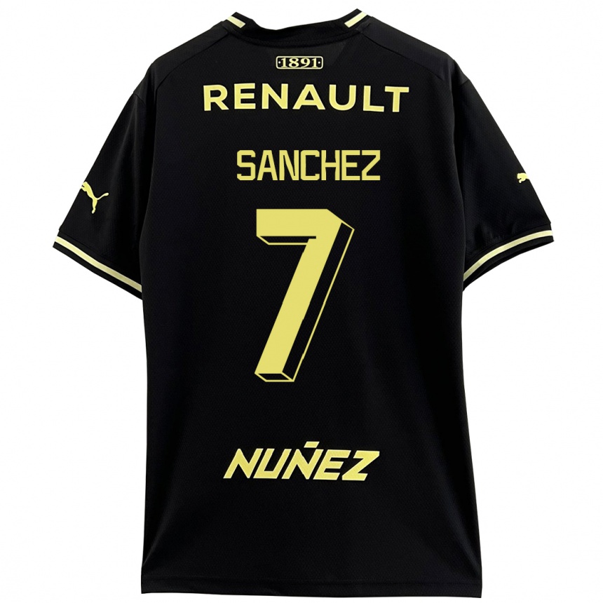 Enfant Football Maillot Carlos Sánchez #7 Noir Tenues Extérieur 2023/24 Canada