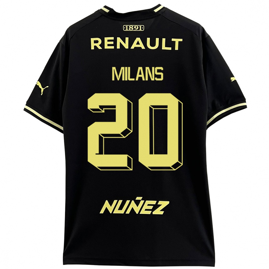 Enfant Football Maillot Pedro Milans #20 Noir Tenues Extérieur 2023/24 Canada