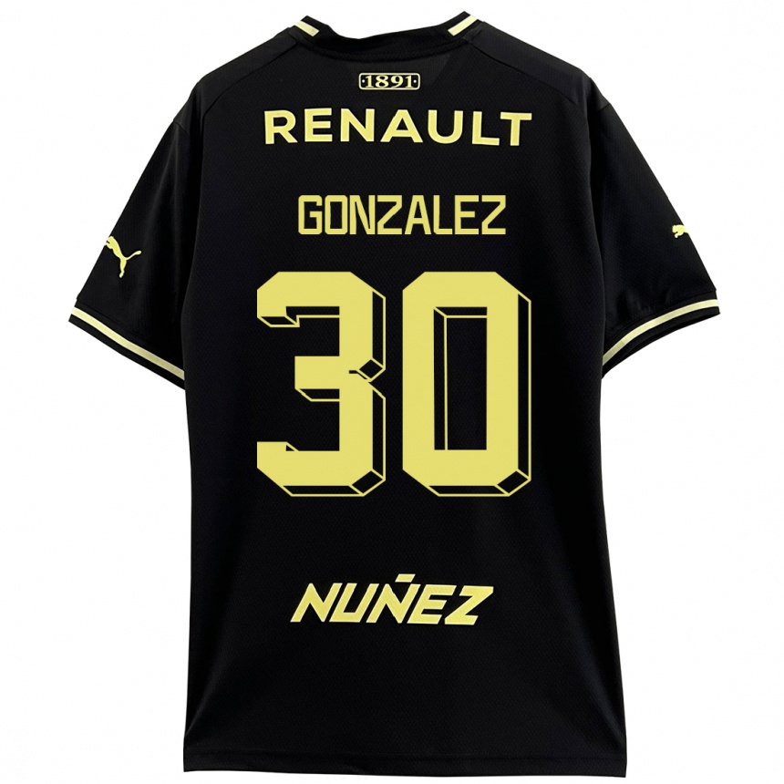 Enfant Football Maillot Ángel González #30 Noir Tenues Extérieur 2023/24 Canada