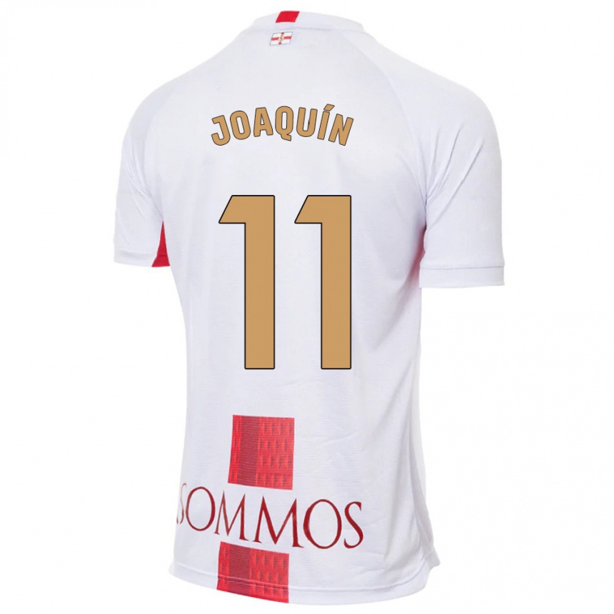 Kids Football Joaquin Munoz #11 White Away Jersey 2023/24 T-Shirt Canada