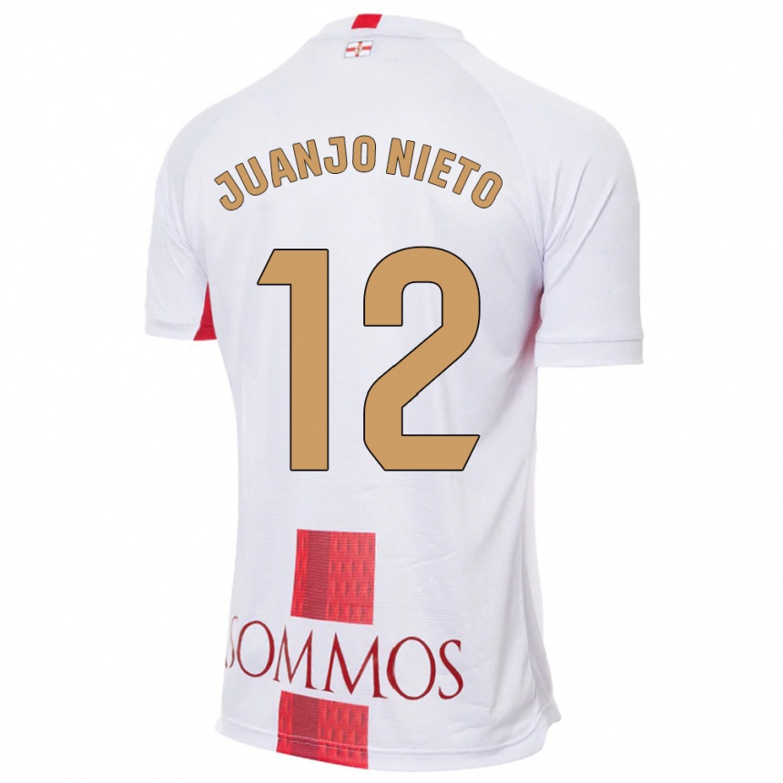 Enfant Football Maillot Juanjo Nieto #12 Blanc Tenues Extérieur 2023/24 Canada