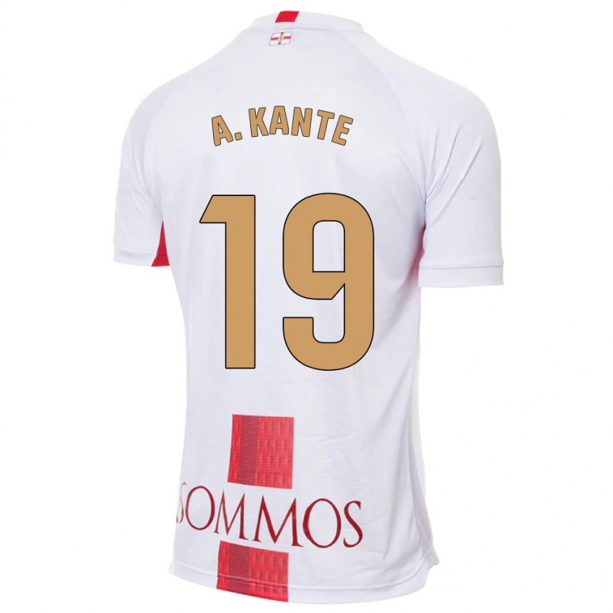 Kids Football Abou Kanté #19 White Away Jersey 2023/24 T-Shirt Canada