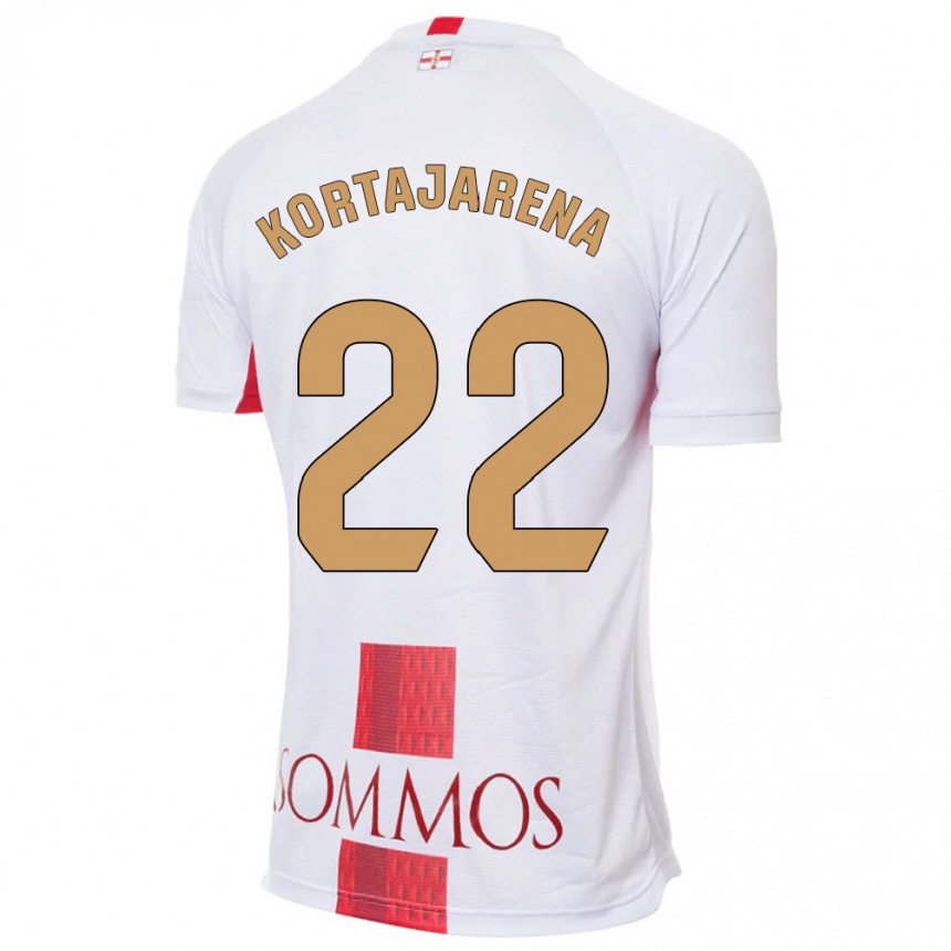 Enfant Football Maillot Iker Kortajarena #22 Blanc Tenues Extérieur 2023/24 Canada