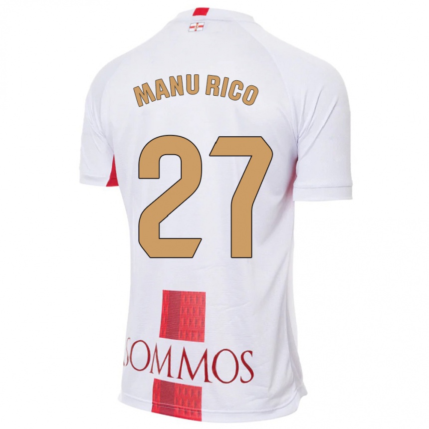 Enfant Football Maillot Manu Rico #27 Blanc Tenues Extérieur 2023/24 Canada