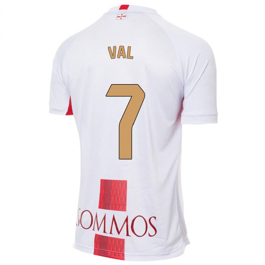 Enfant Football Maillot Rodri Val #7 Blanc Tenues Extérieur 2023/24 Canada