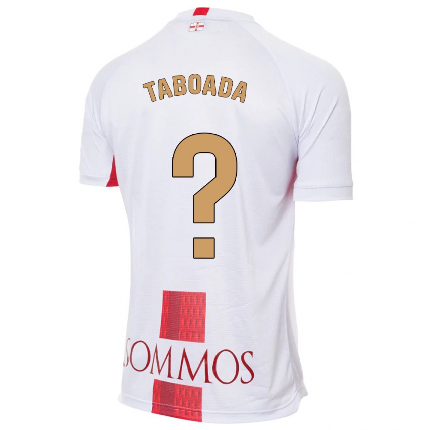 Kids Football Héctor Taboada #0 White Away Jersey 2023/24 T-Shirt Canada